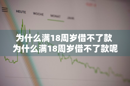 为什么满18周岁借不了款 为什么满18周岁借不了款呢