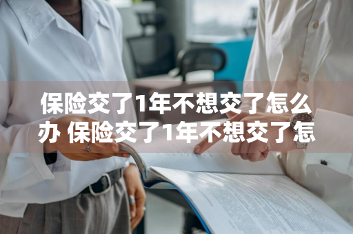 保险交了1年不想交了怎么办 保险交了1年不想交了怎么办呢