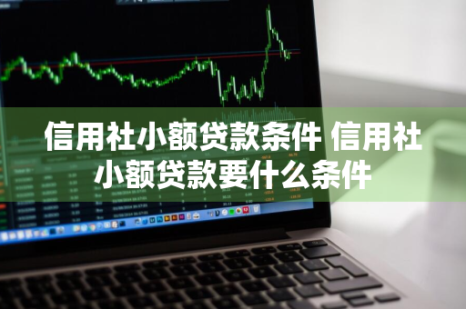 信用社小额贷款条件 信用社小额贷款要什么条件