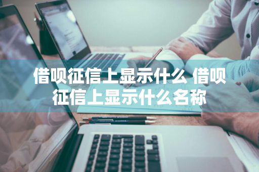 借呗征信上显示什么 借呗征信上显示什么名称