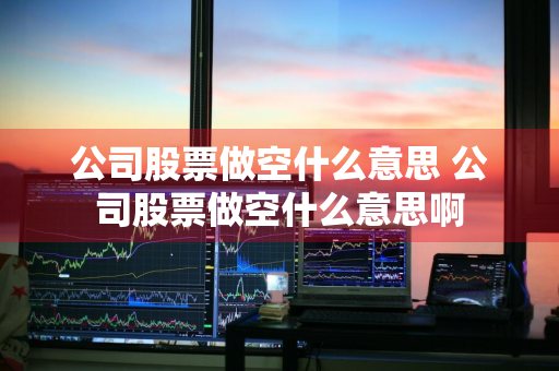 公司股票做空什么意思 公司股票做空什么意思啊