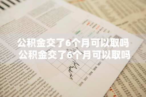 公积金交了6个月可以取吗 公积金交了6个月可以取吗现在