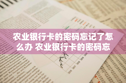 农业银行卡的密码忘记了怎么办 农业银行卡的密码忘记了怎么办?