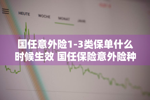 国任意外险1-3类保单什么时候生效 国任保险意外险种