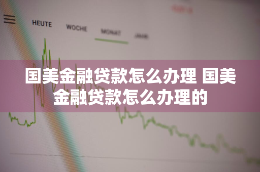 国美金融贷款怎么办理 国美金融贷款怎么办理的