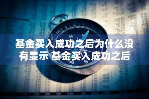 基金买入成功之后为什么没有显示 基金买入成功之后为什么没有显示收益