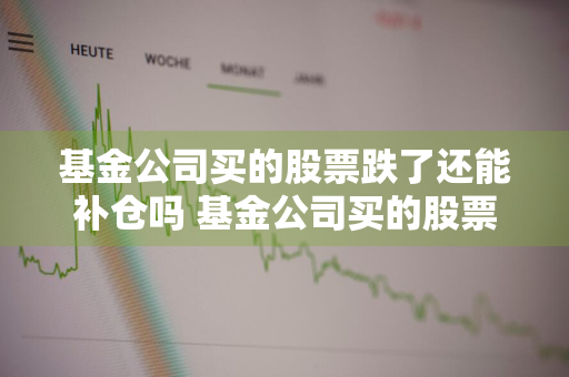 基金公司买的股票跌了还能补仓吗 基金公司买的股票跌了还能补仓吗知乎