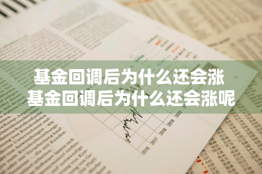 基金回调后为什么还会涨 基金回调后为什么还会涨呢