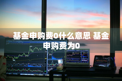 基金申购费0什么意思 基金申购费为0