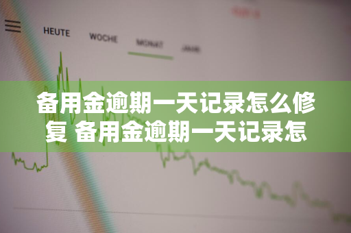 备用金逾期一天记录怎么修复 备用金逾期一天记录怎么修复的