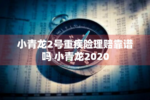 小青龙2号重疾险理赔靠谱吗 小青龙2020