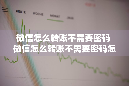 微信怎么转账不需要密码 微信怎么转账不需要密码怎么设置