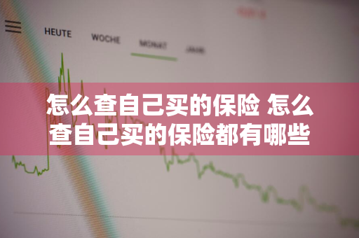 怎么查自己买的保险 怎么查自己买的保险都有哪些