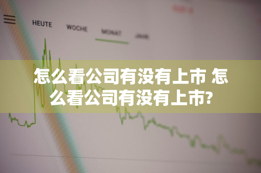 怎么看公司有没有上市 怎么看公司有没有上市?