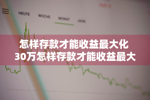 怎样存款才能收益最大化 30万怎样存款才能收益最大化