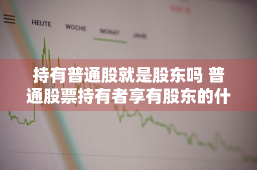 持有普通股就是股东吗 普通股票持有者享有股东的什么权利