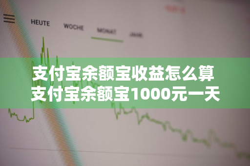 支付宝余额宝收益怎么算 支付宝余额宝1000元一天收益多少