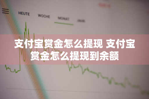 支付宝赏金怎么提现 支付宝赏金怎么提现到余额