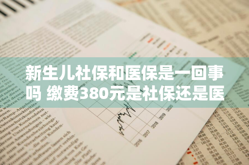 新生儿社保和医保是一回事吗 缴费380元是社保还是医保