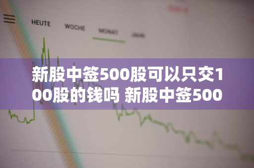 新股中签500股可以只交100股的钱吗 新股中签500股可以只交100股的钱吗为什么