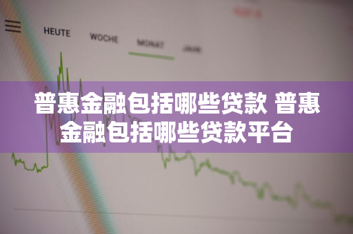 普惠金融包括哪些贷款 普惠金融包括哪些贷款平台