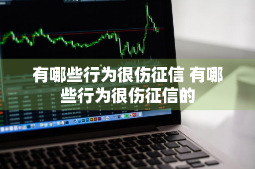 有哪些行为很伤征信 有哪些行为很伤征信的