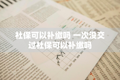 社保可以补缴吗 一次没交过社保可以补缴吗