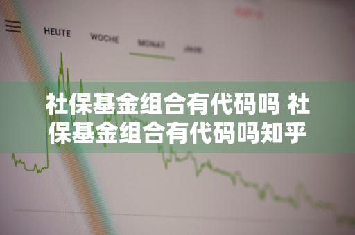 社保基金组合有代码吗 社保基金组合有代码吗知乎