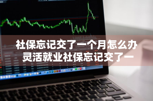 社保忘记交了一个月怎么办 灵活就业社保忘记交了一个月怎么办