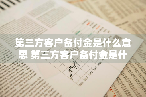 第三方客户备付金是什么意思 第三方客户备付金是什么意思啊