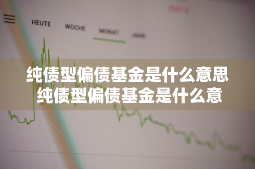 纯债型偏债基金是什么意思 纯债型偏债基金是什么意思啊