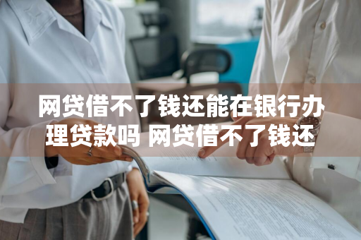 网贷借不了钱还能在银行办理贷款吗 网贷借不了钱还能在银行办理贷款吗知乎