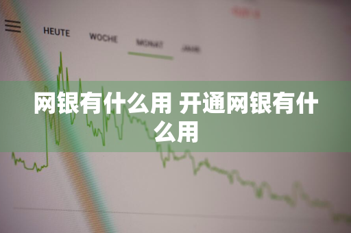 网银有什么用 开通网银有什么用