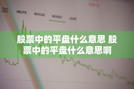 股票中的平盘什么意思 股票中的平盘什么意思啊