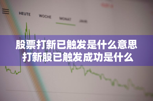 股票打新已触发是什么意思 打新股已触发成功是什么意思