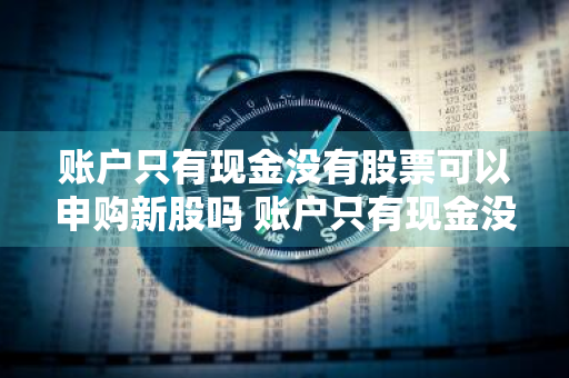 账户只有现金没有股票可以申购新股吗 账户只有现金没有股票可以申购新股吗