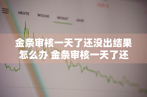 金条审核一天了还没出结果怎么办 金条审核一天了还没出结果怎么办呢