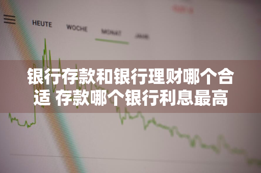 银行存款和银行理财哪个合适 存款哪个银行利息最高最安全