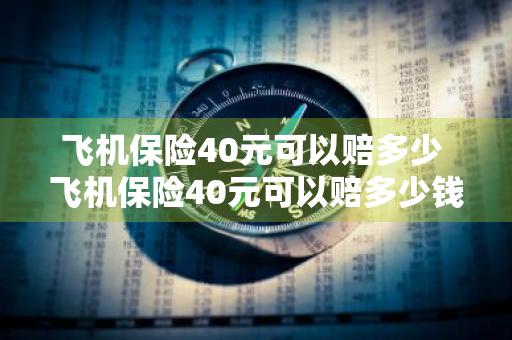 飞机保险40元可以赔多少 飞机保险40元可以赔多少钱呢