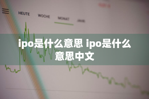 ipo是什么意思 ipo是什么意思中文