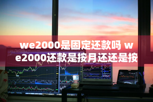 we2000是固定还款吗 we2000还款是按月还还是按年还